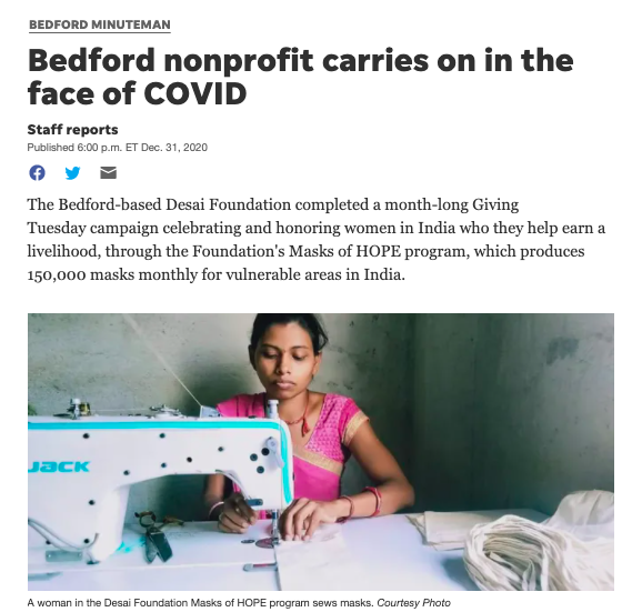 Bedford Nonprofit Carries on In the Face of COVID