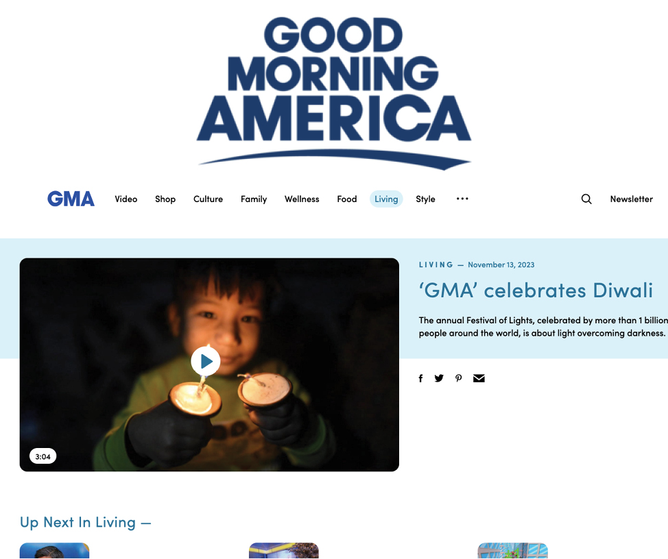‘GMA’ celebrates Diwali
