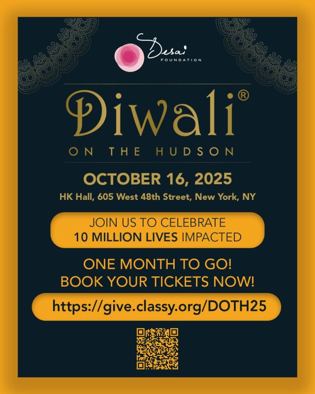 One Month to Go!
New York City, are you ready to light up the skyline with us at Diwali on the Hudson 2025? 
This isn’t just any Diwali party, it’s a night of music, dance, and celebration with a PURPOSE. 
Every ticket you buy helps empower women & communities across rural India through health, livelihood, and menstrual equity programs. 
🎟️ Don’t wait, tickets are going FAST! Grab yours now.
Ticket link is in the bio! 

@1947beer @djsuhel @rampursinglemalt @desigalli @kolkatachaico @michelleranavat @tribebohemianhome @diti22 @southbaby @atuxr @ninadavuluri @monicadogra @homewithheena @amisheth @hithapalepu @patelneerja @sindhya1 @stitchedsweets_ @nandansons @cardozlegacy @twobrothersorganicfarms @burlapandbarrel @kolkatachaico @lladro 

#DiwaliOnTheHudson #NYCDiwali #CelebrateWithImpact #FestivalOfLights #NYCEvents #NYCNightlife #DiwaliPartyNYC #dreambeyond #NYCculturalevents #diwaliparty #diwalinight